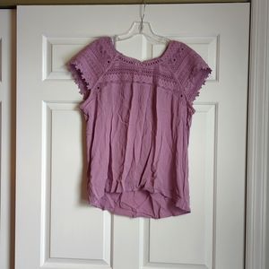 Maurices L purple top
